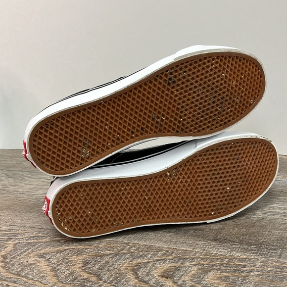 SOLD IN STORE Vans Sk8-Hi Slim High Top Canvas and Suede Skateboarding Shoes - Picture 7 of 8